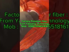 เสื้อผ้า สายใย Staple Polyester สายใย Staple อัตราปานกลาง