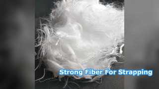 เส้นใยโพลีเอสเตอร์บริสุทธิ์ความแข็งแรงสูงสำหรับรัด